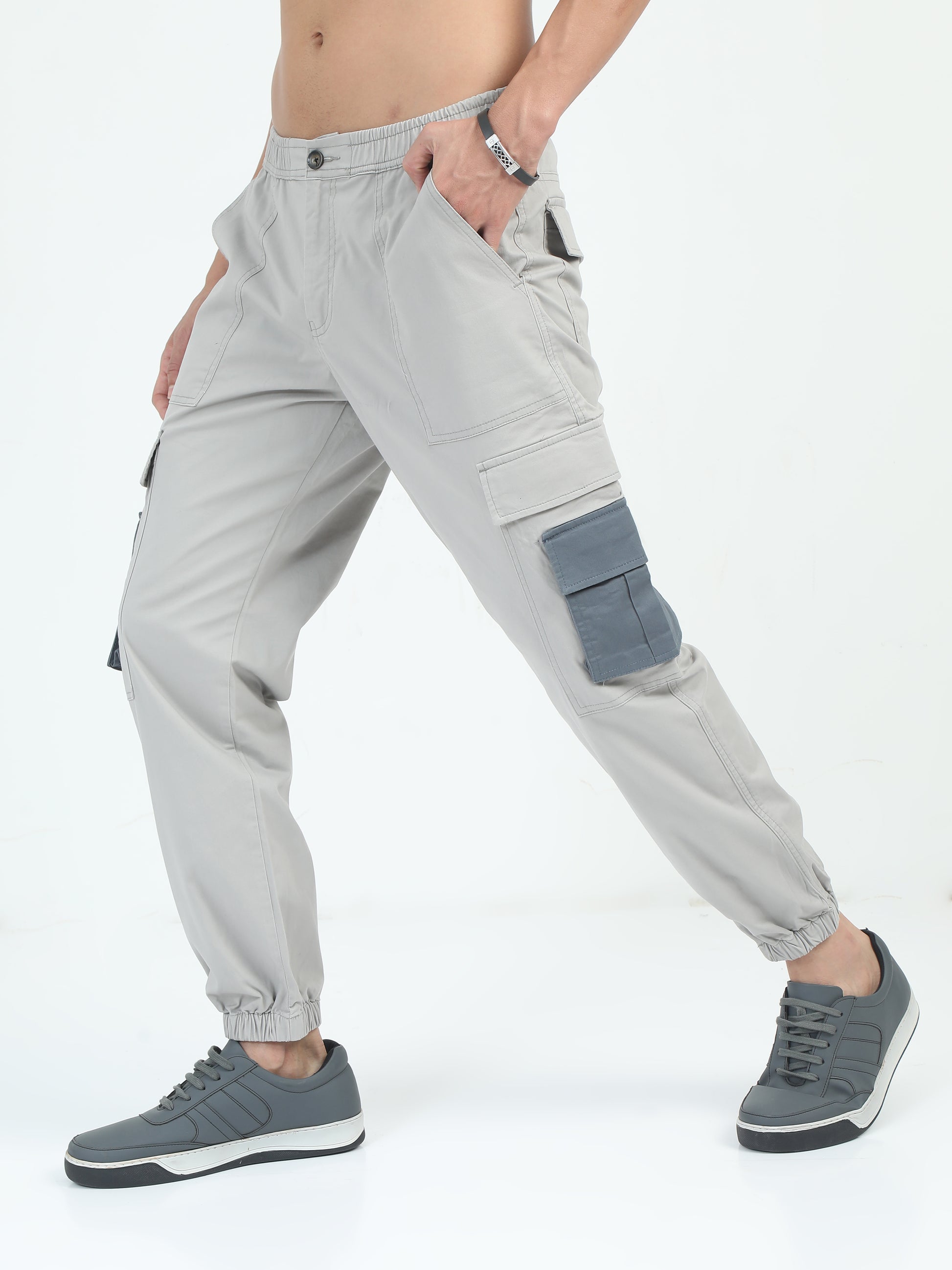 Classic Stone Mens Jogger Cargo Pants