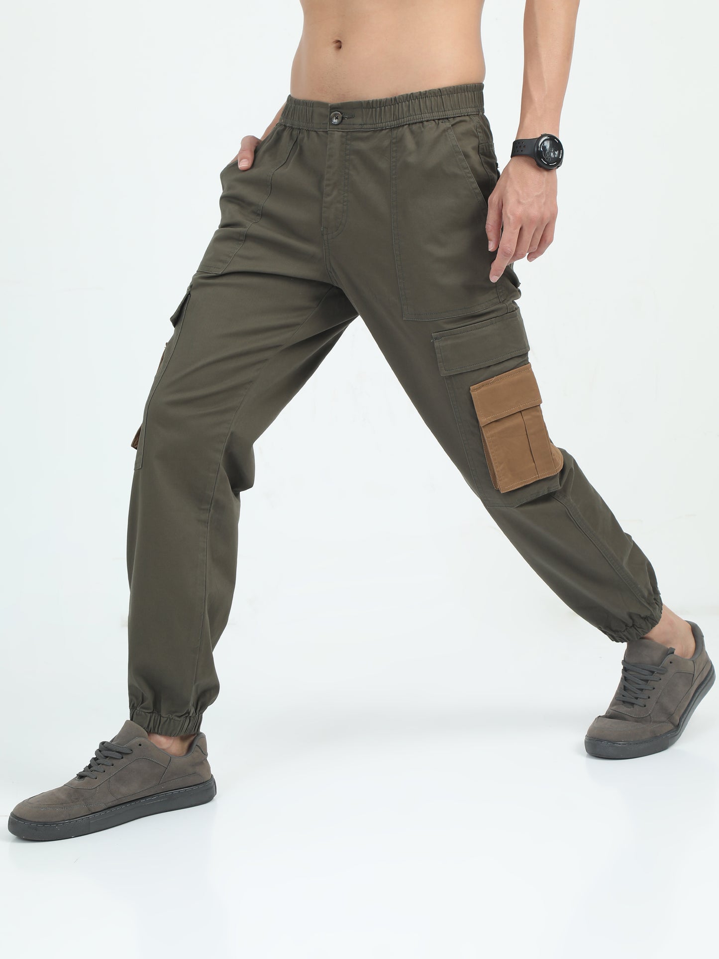 Classic Olive Jogger Pants Mens