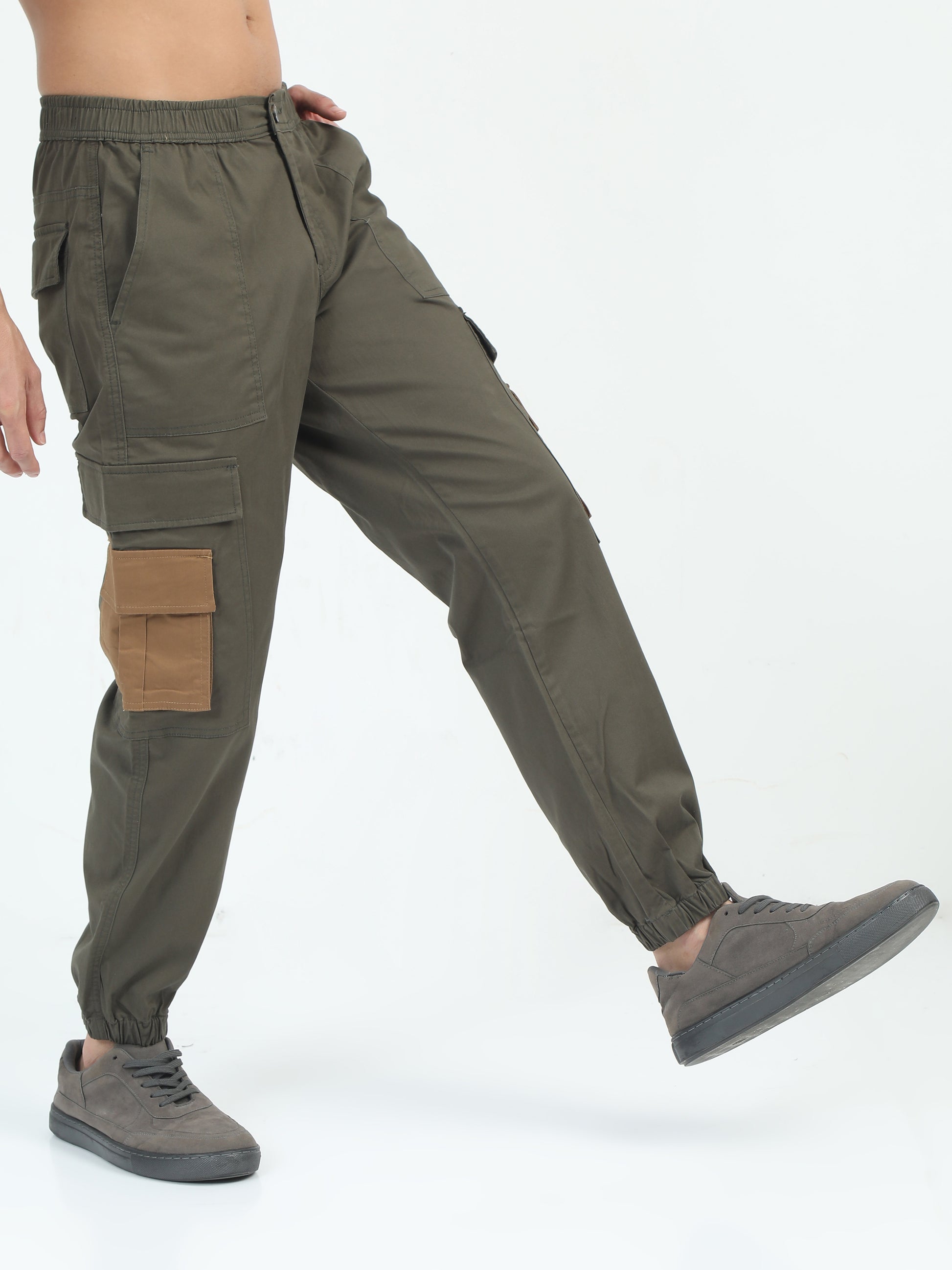 Classic Olive Jogger Pants Mens