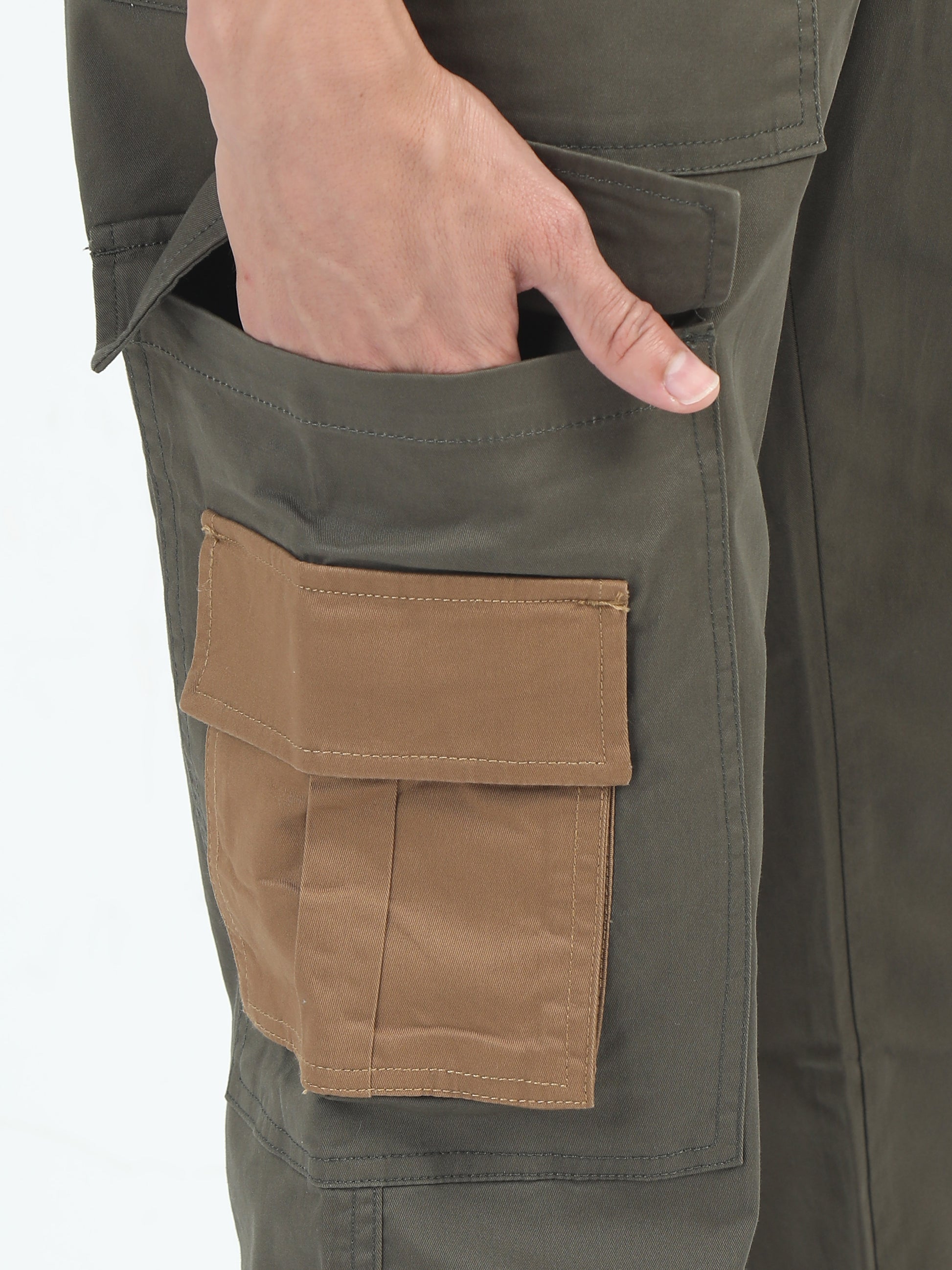 Classic Olive Jogger Pants Mens