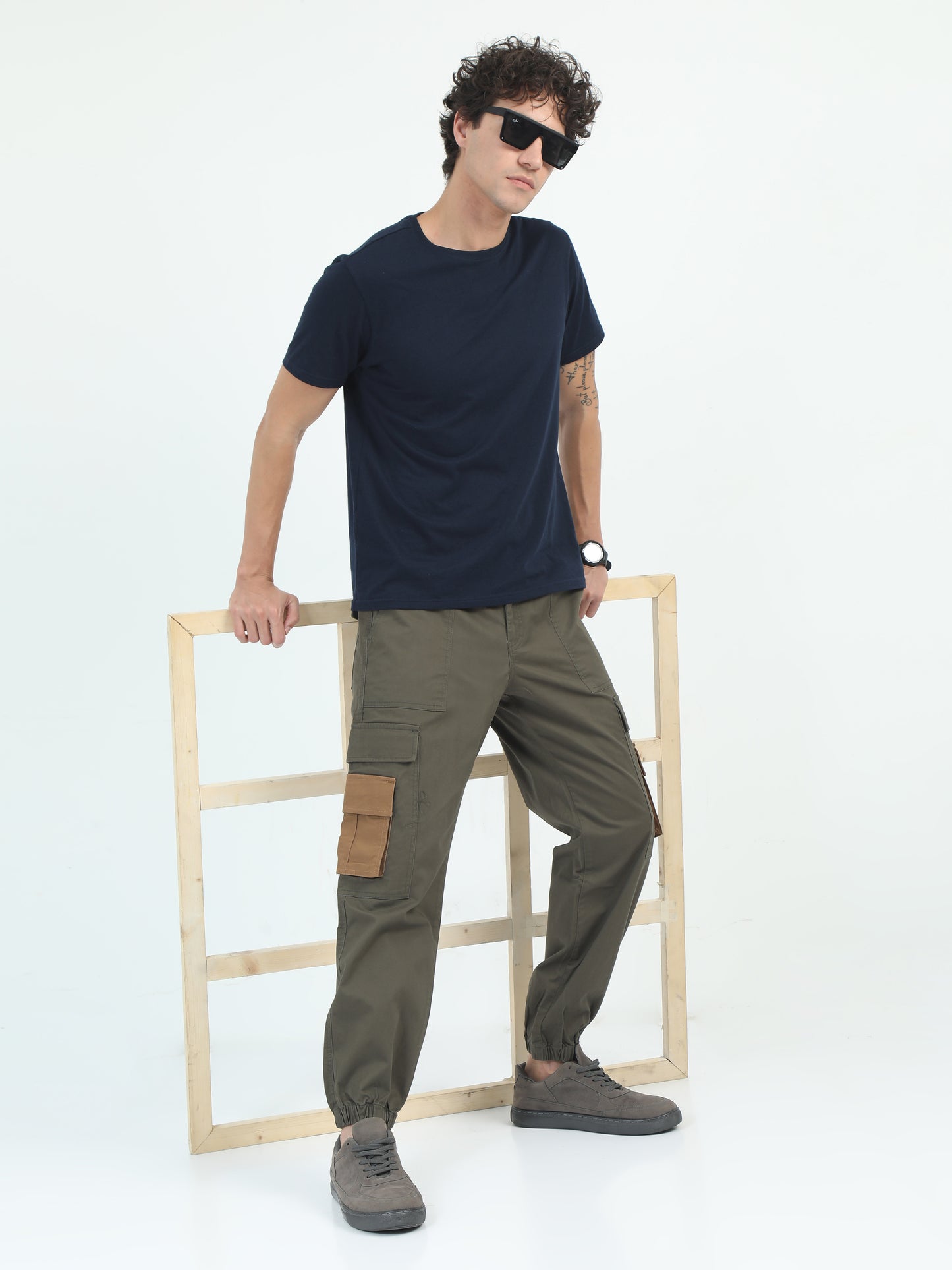 Classic Olive Jogger Pants Mens