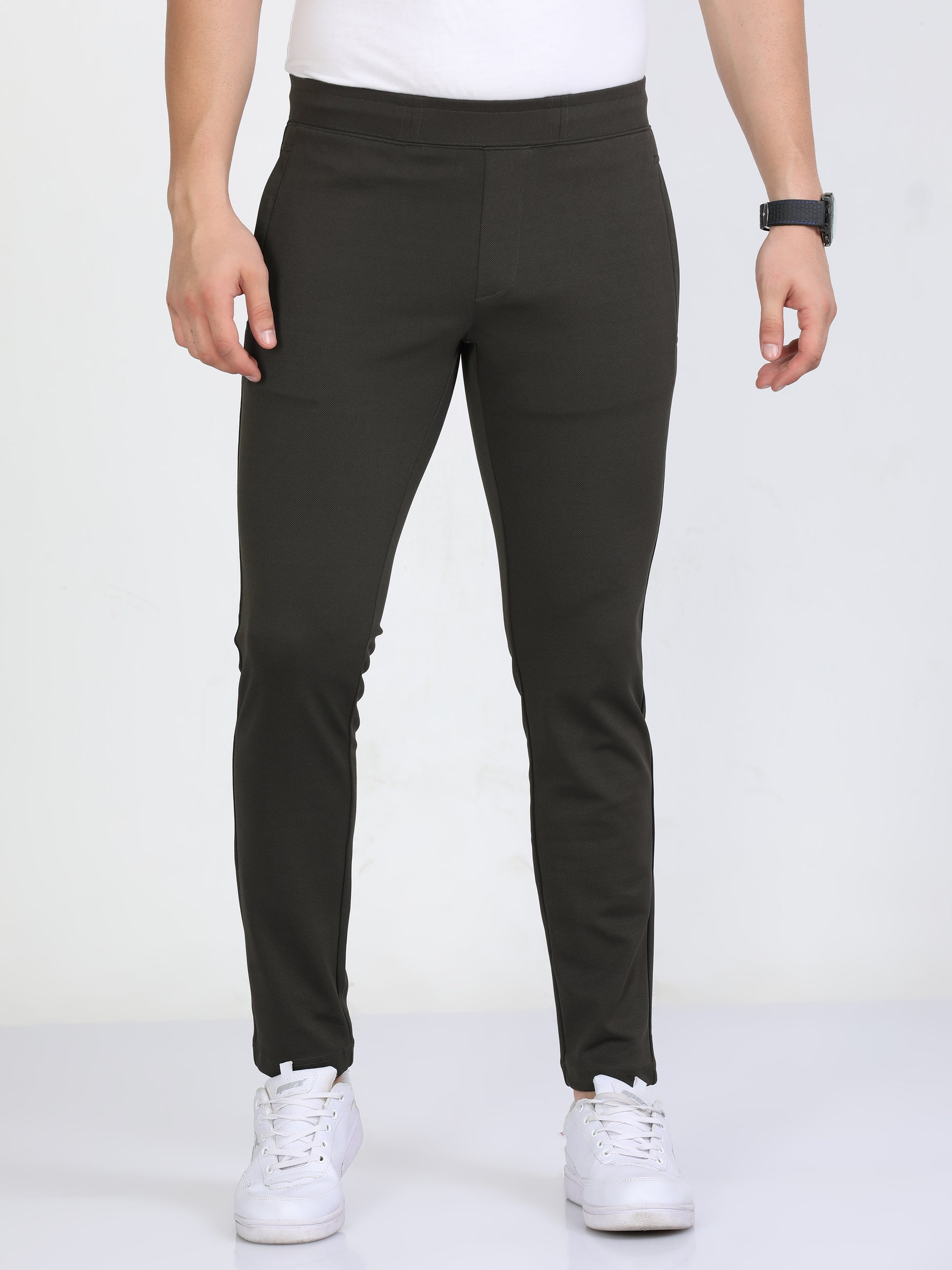 Slate Stretchy Jogger Pants For Mens