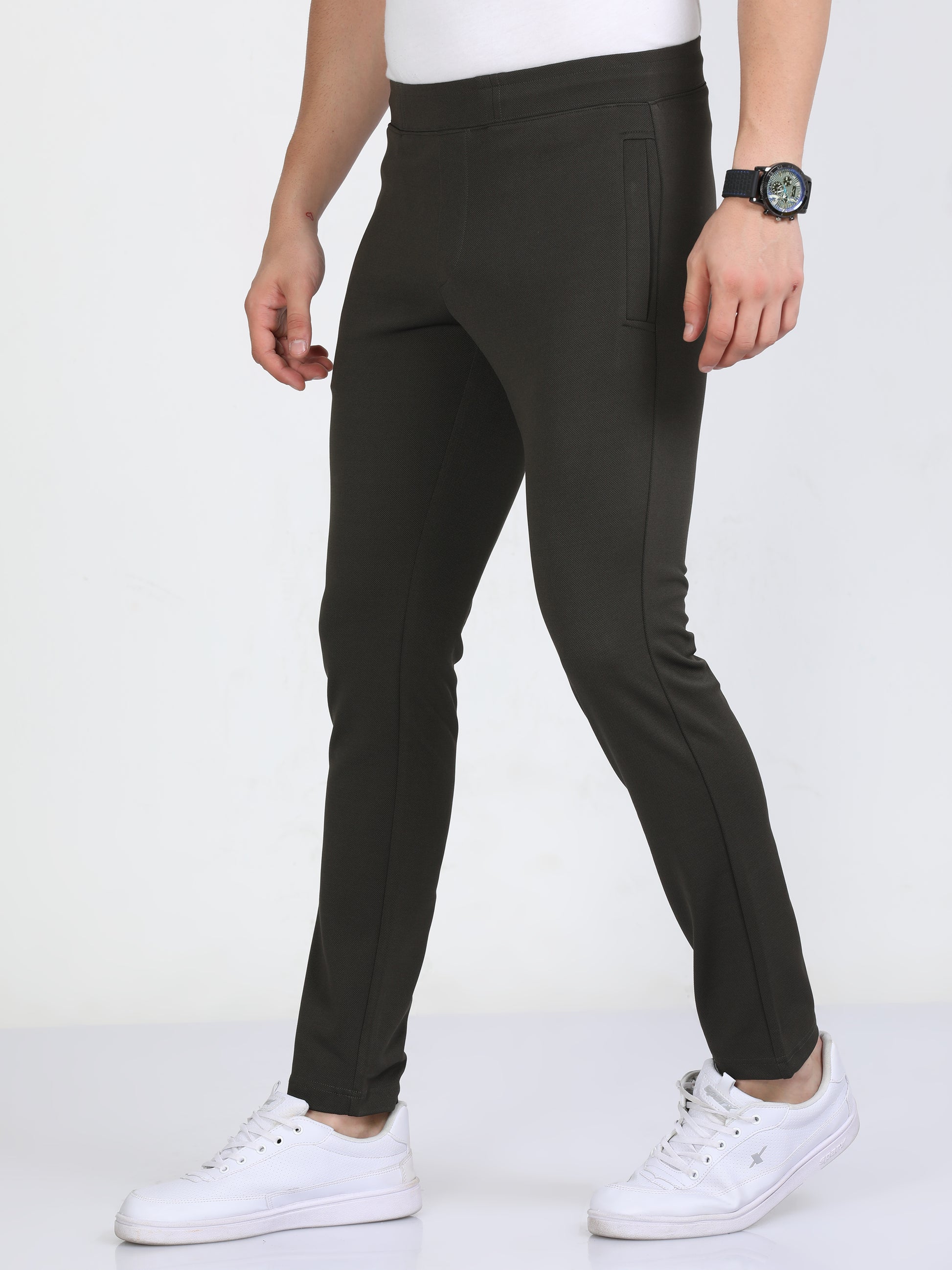 Slate Stretchy Jogger Pants For Mens