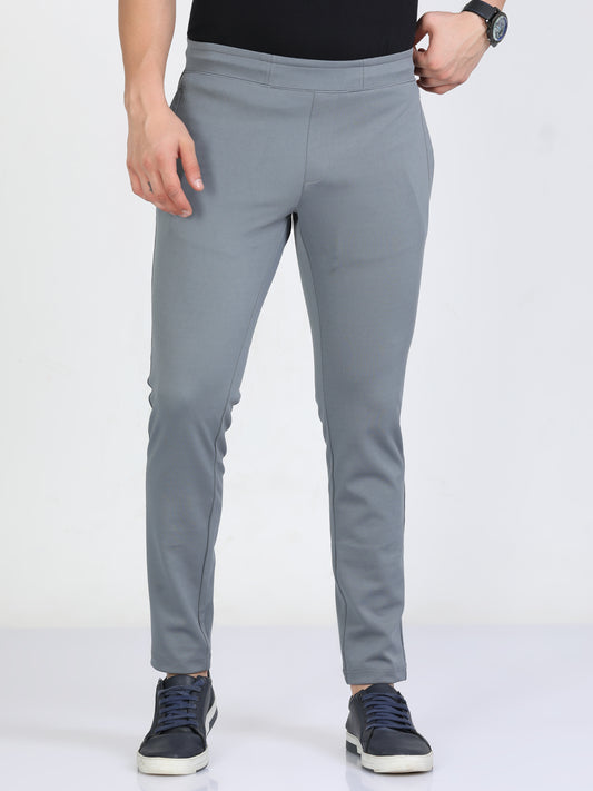 Smoke Stretchy Peanut Joggers For Men