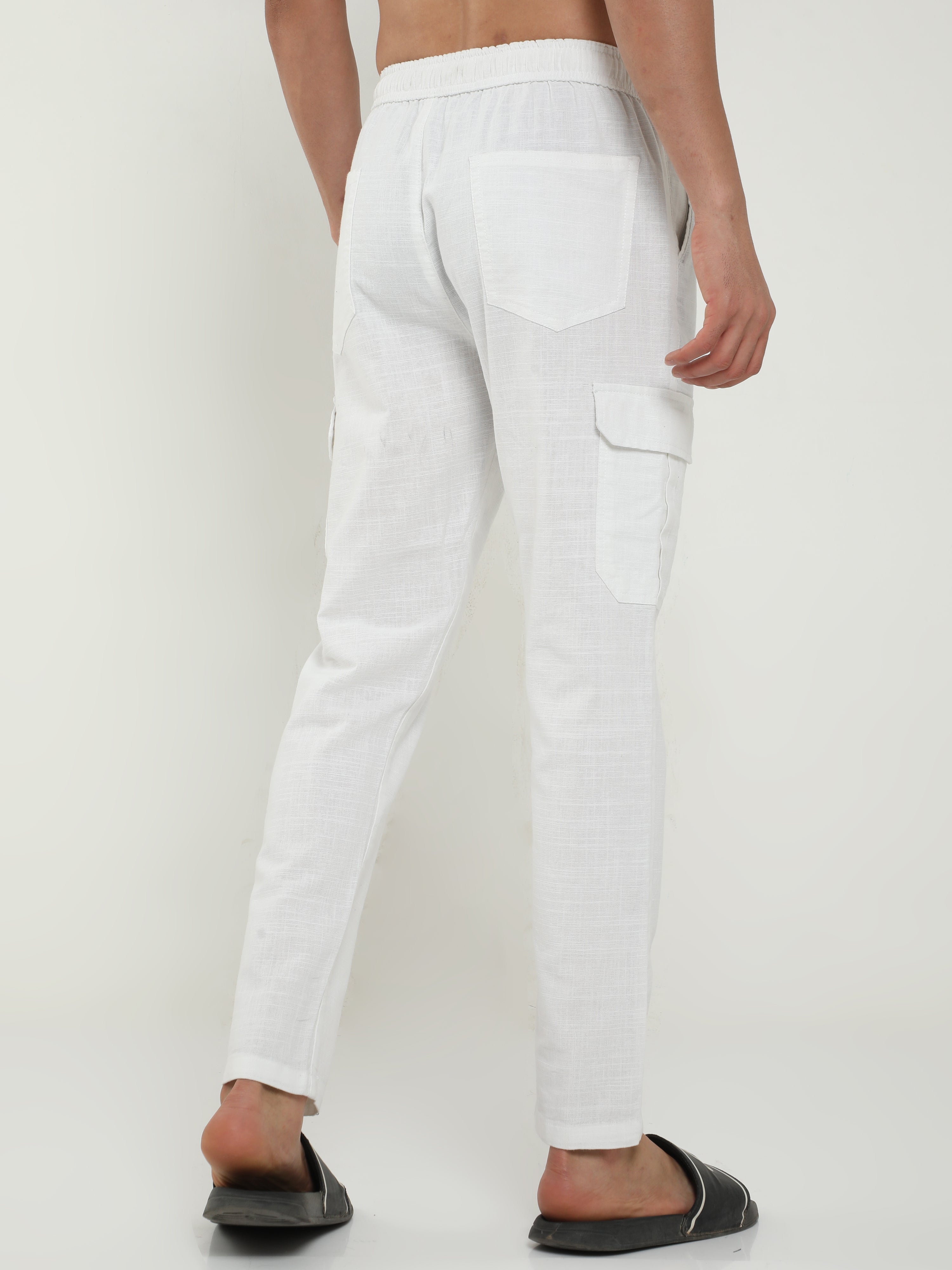 Men Linen Trouser Beige : Amazon.in: Clothing & Accessories