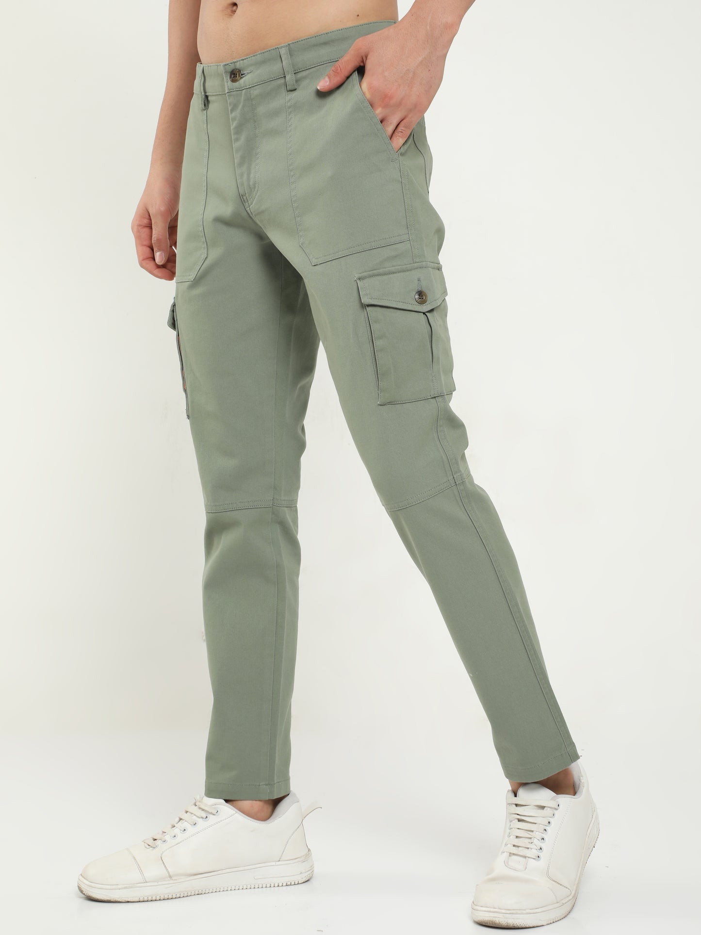 Men Classic Cargo Pant- Olive