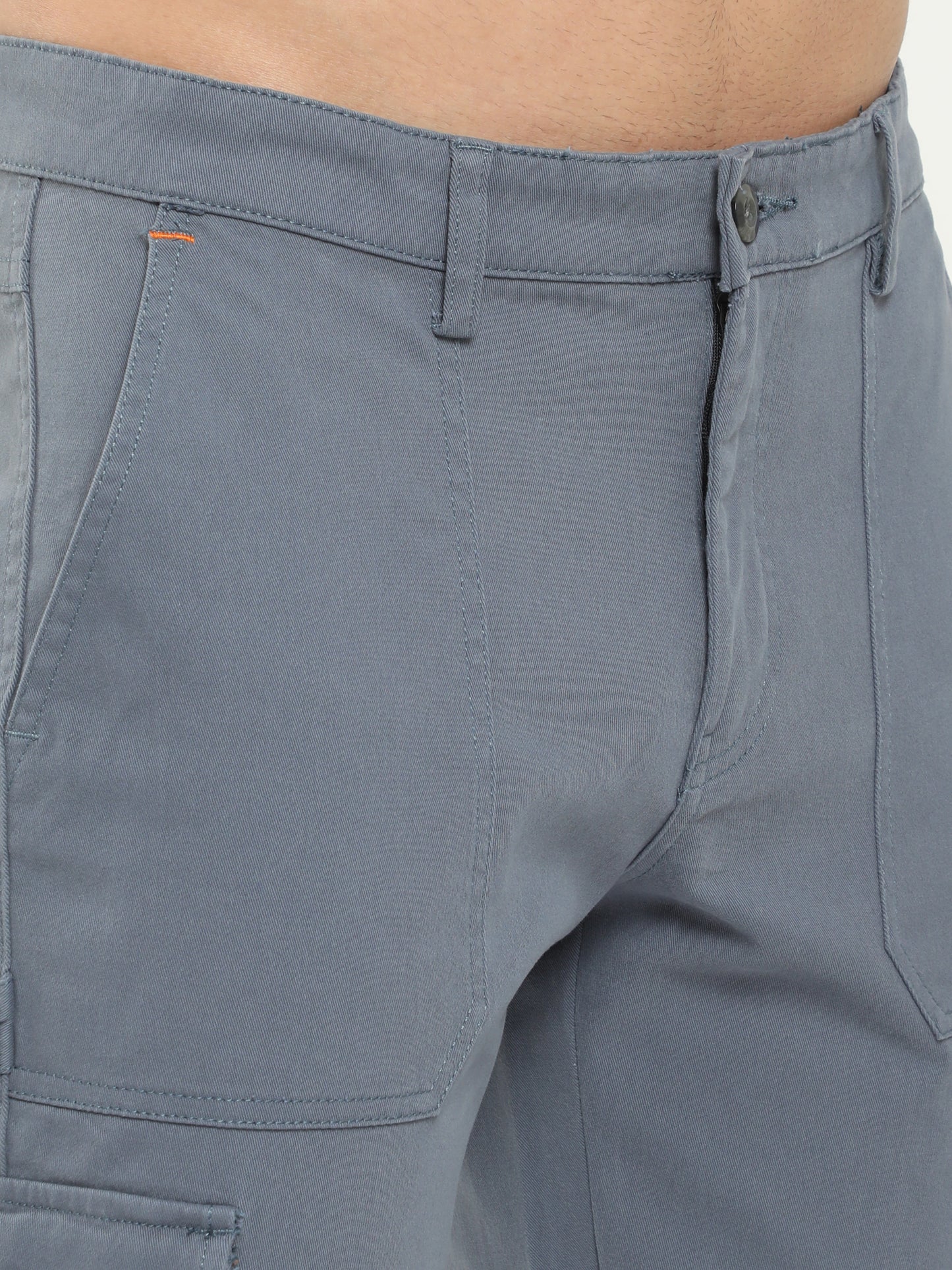 Men Classic Cargo Pant- Smoke