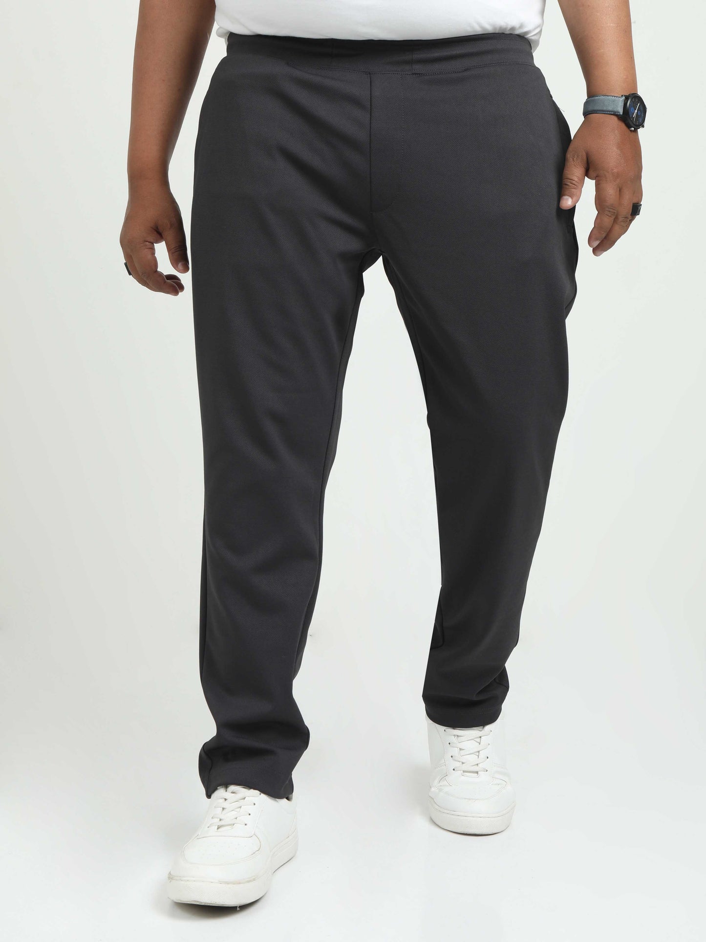 Slate Plus Size Stretch Peanut Jogger For Mens