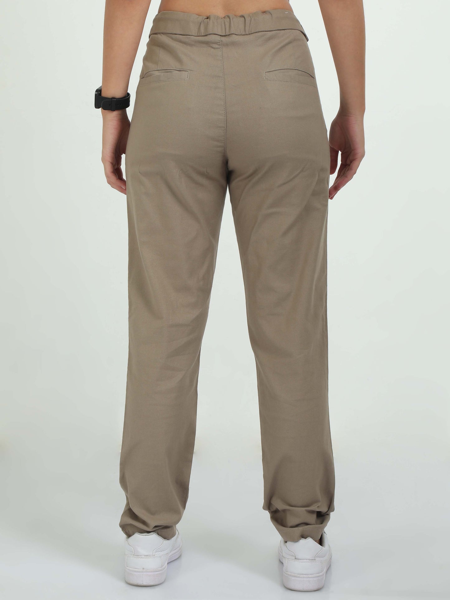 Lazy Khaki Linen Pants Womens