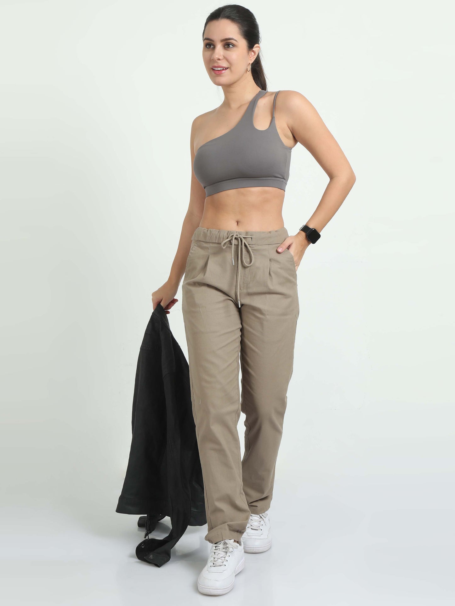 Lazy Khaki Linen Pants Womens