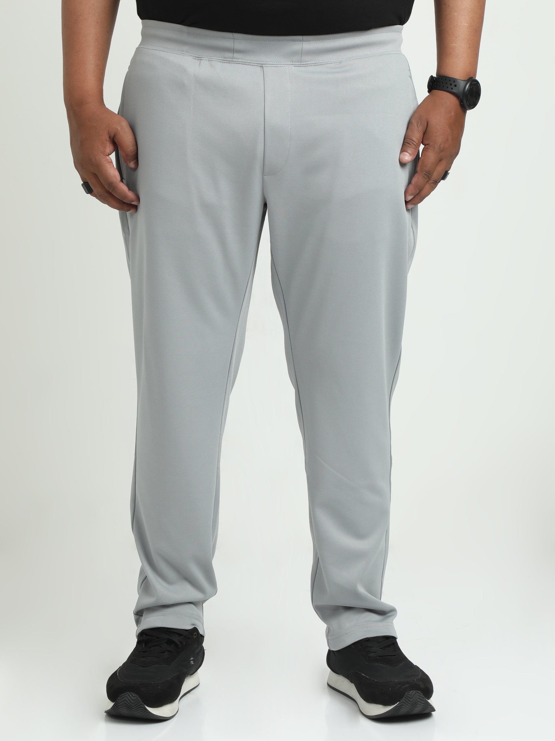 Stone Stretch Plus Size Joggers For Men