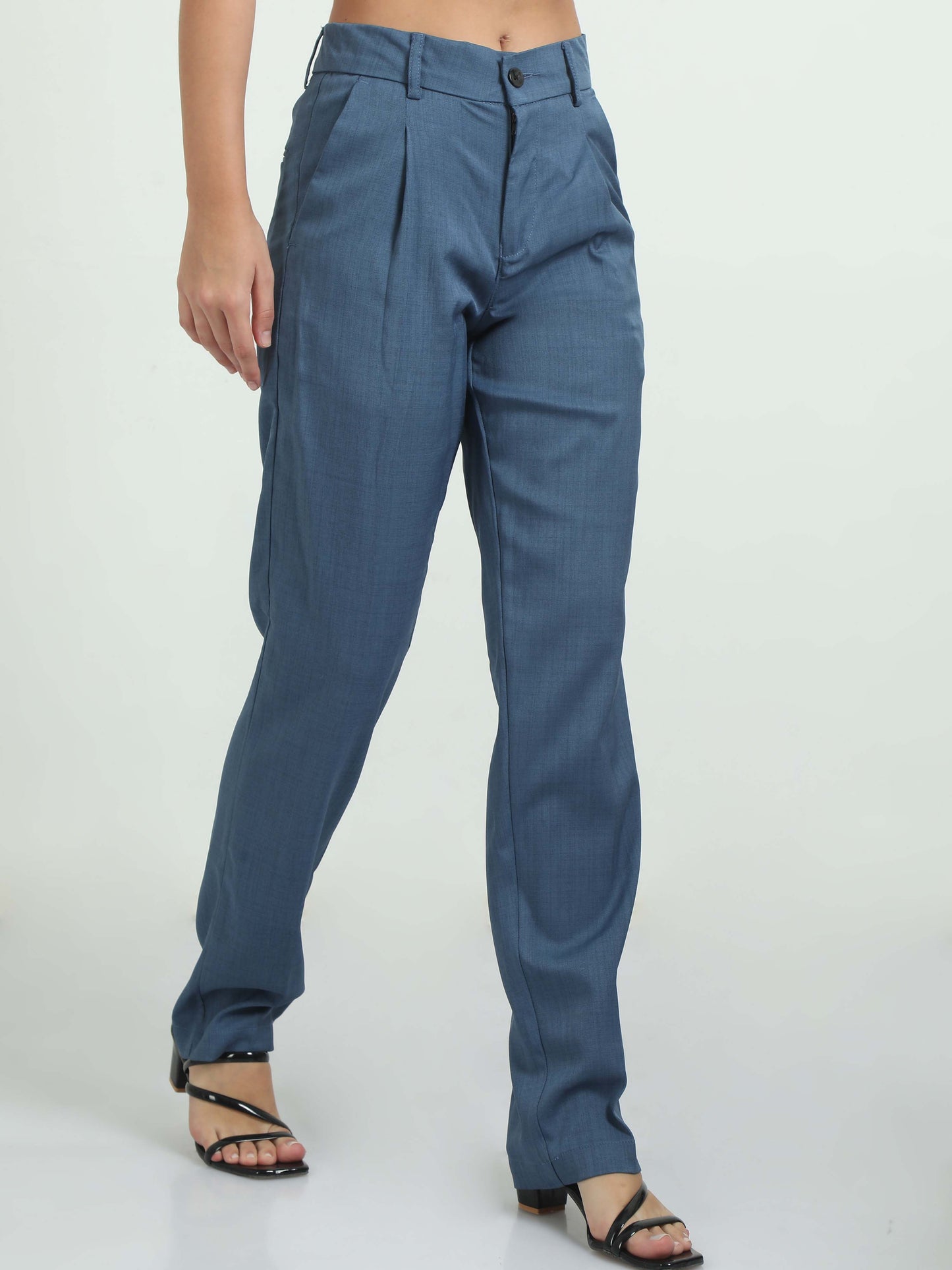 Bon Voyage Women Blue Pleated Pants