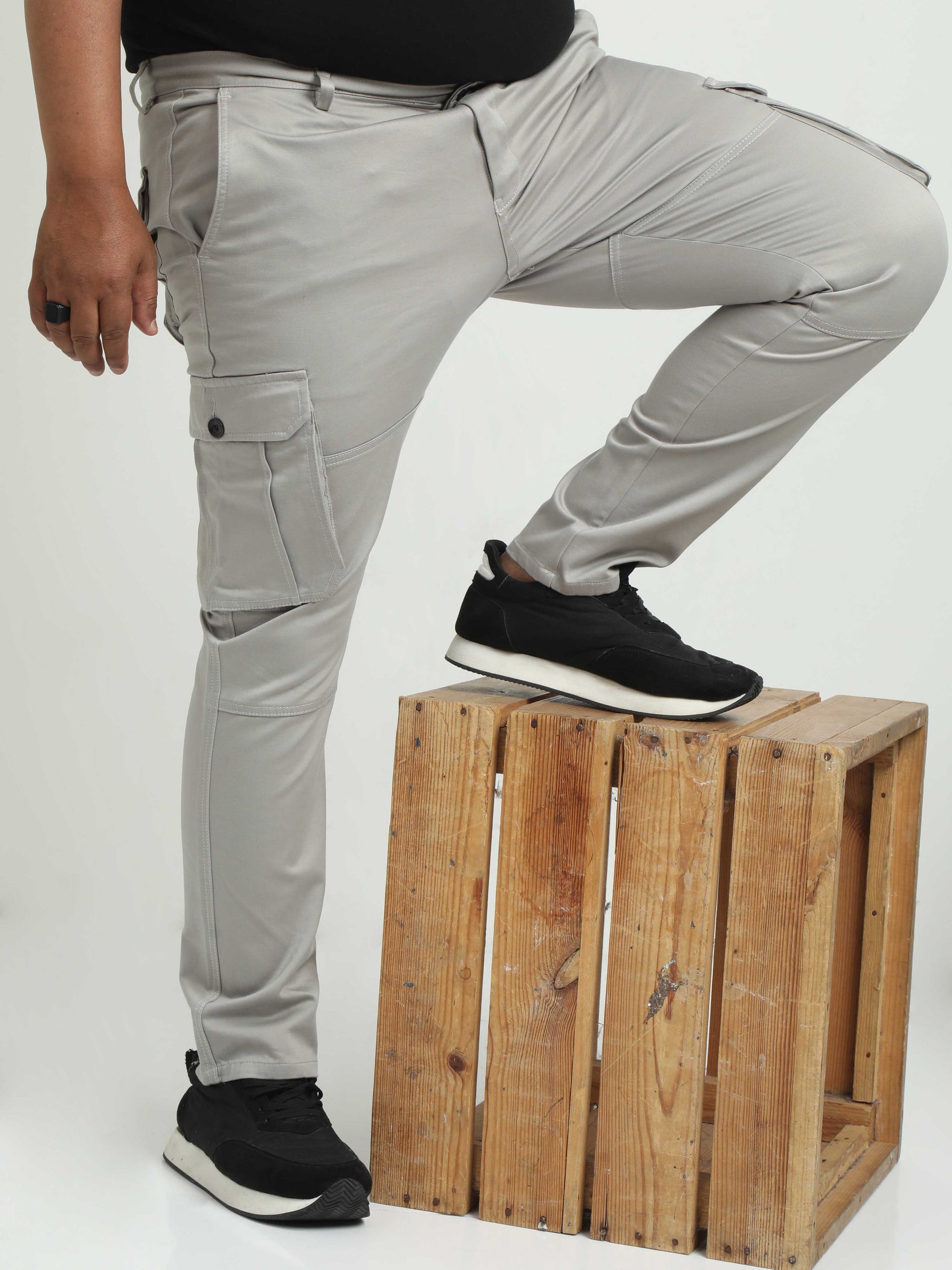 Stone Cargo Pants Plus Size For Men