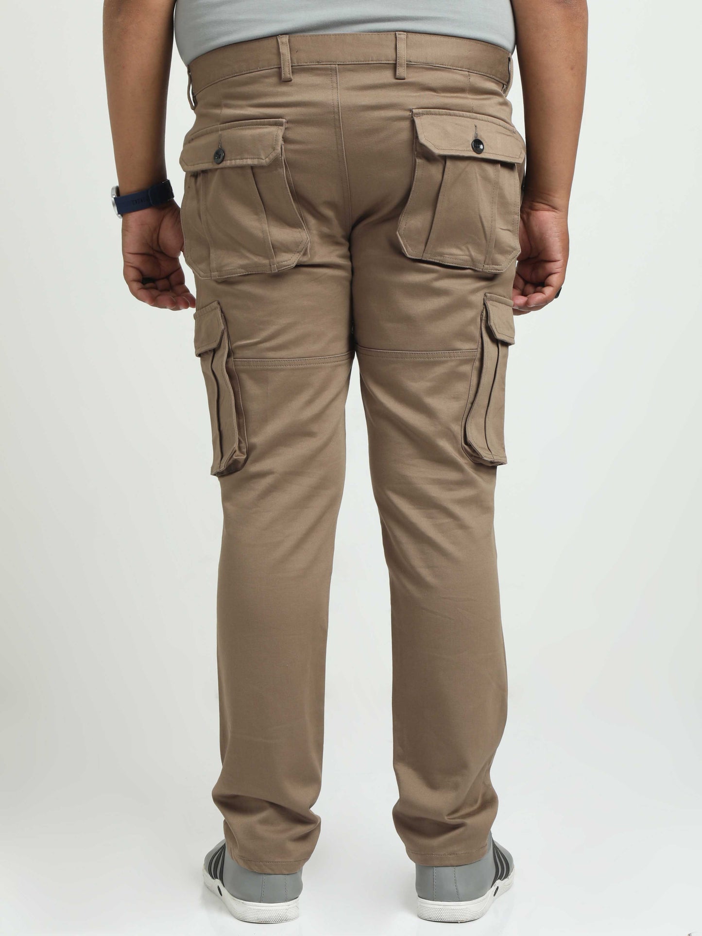 Biscuit Plus Size Cargo Pants For Men