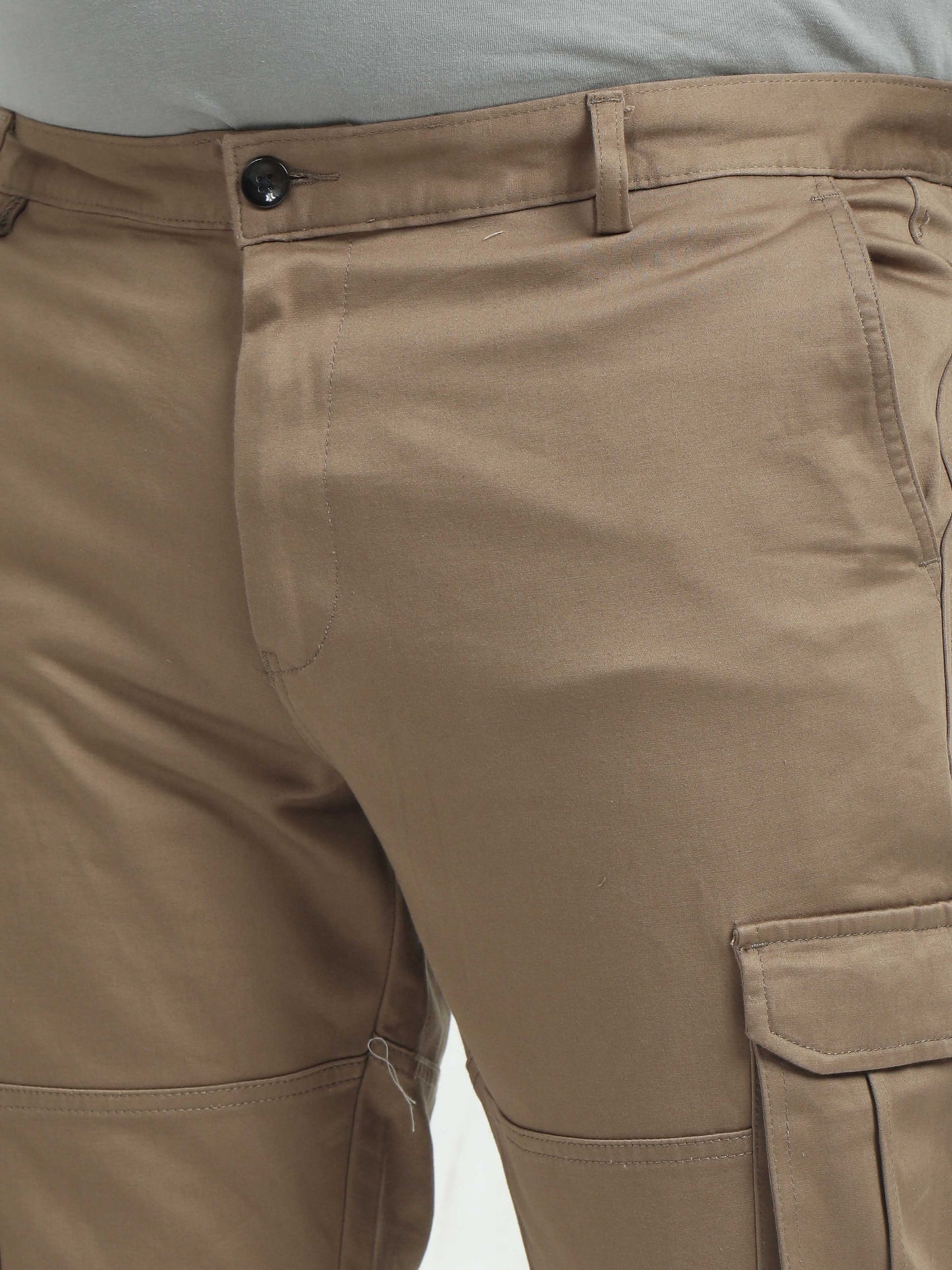 Biscuit Plus Size Cargo Pants For Men