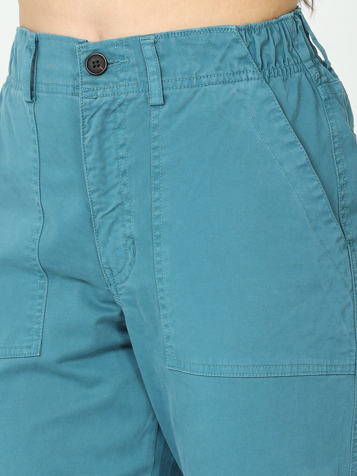 Vintage Mint Jogger Pants For Women