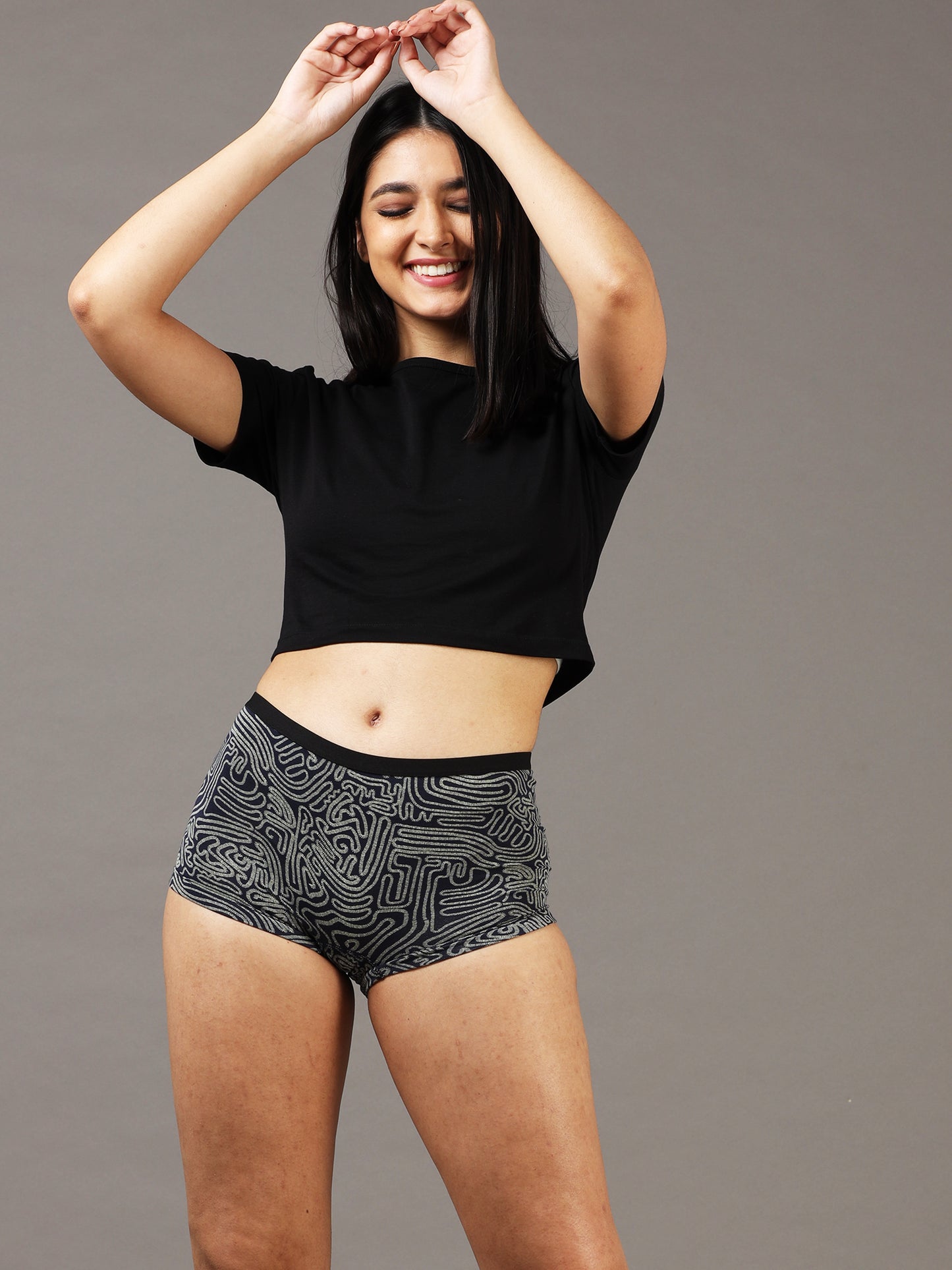 Arctic Outline Boy Shorts Underwear for Women