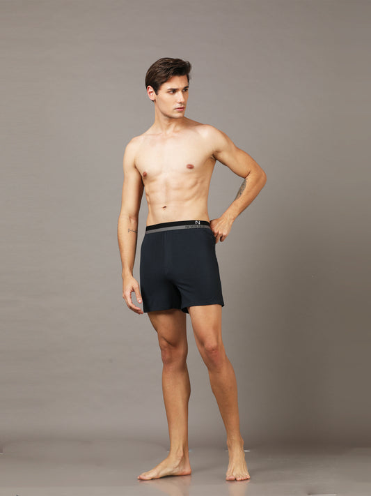 Spruce Mens Black Boxers