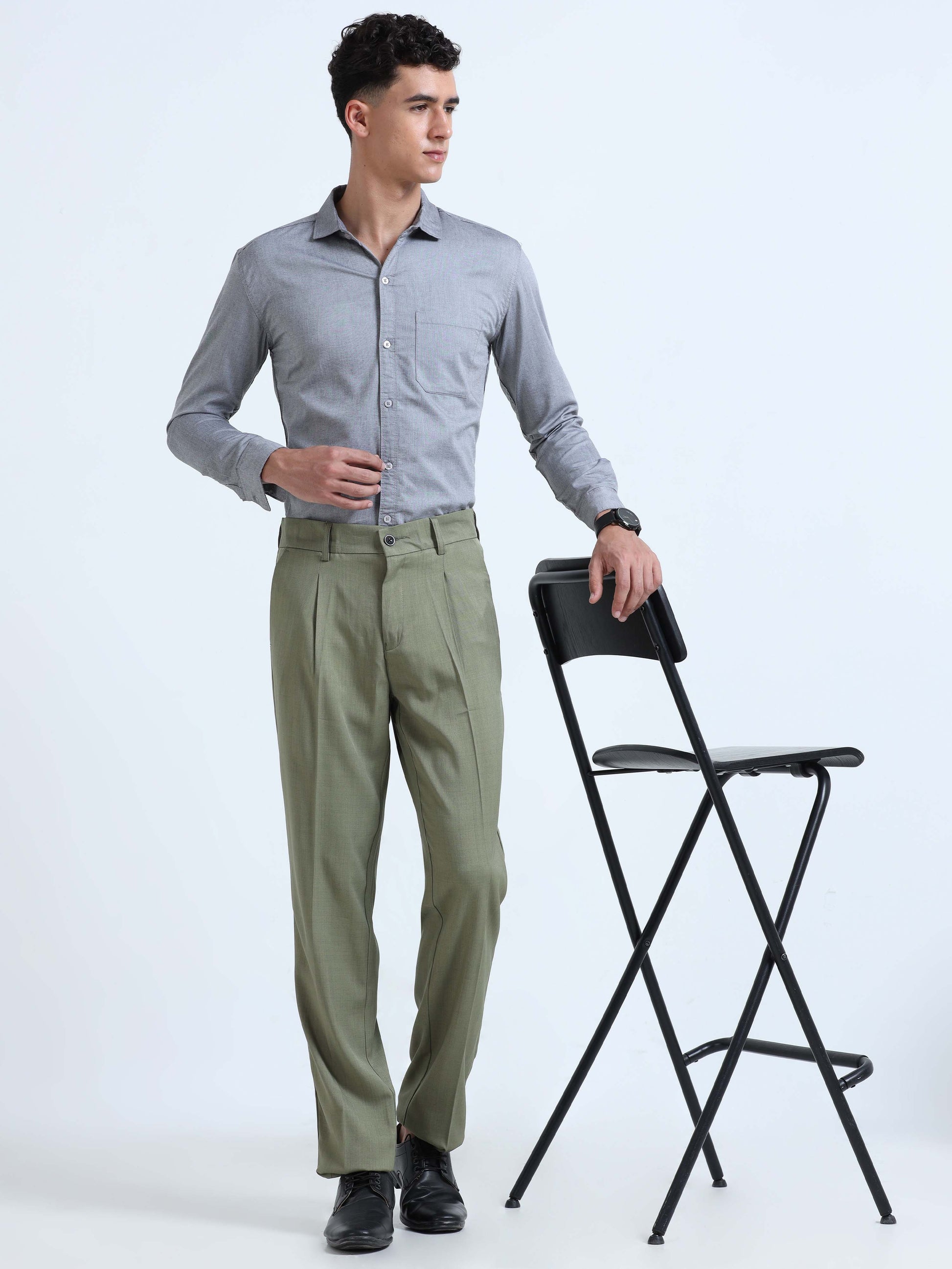 Fern Bon Voyage Pleated Pants For Men