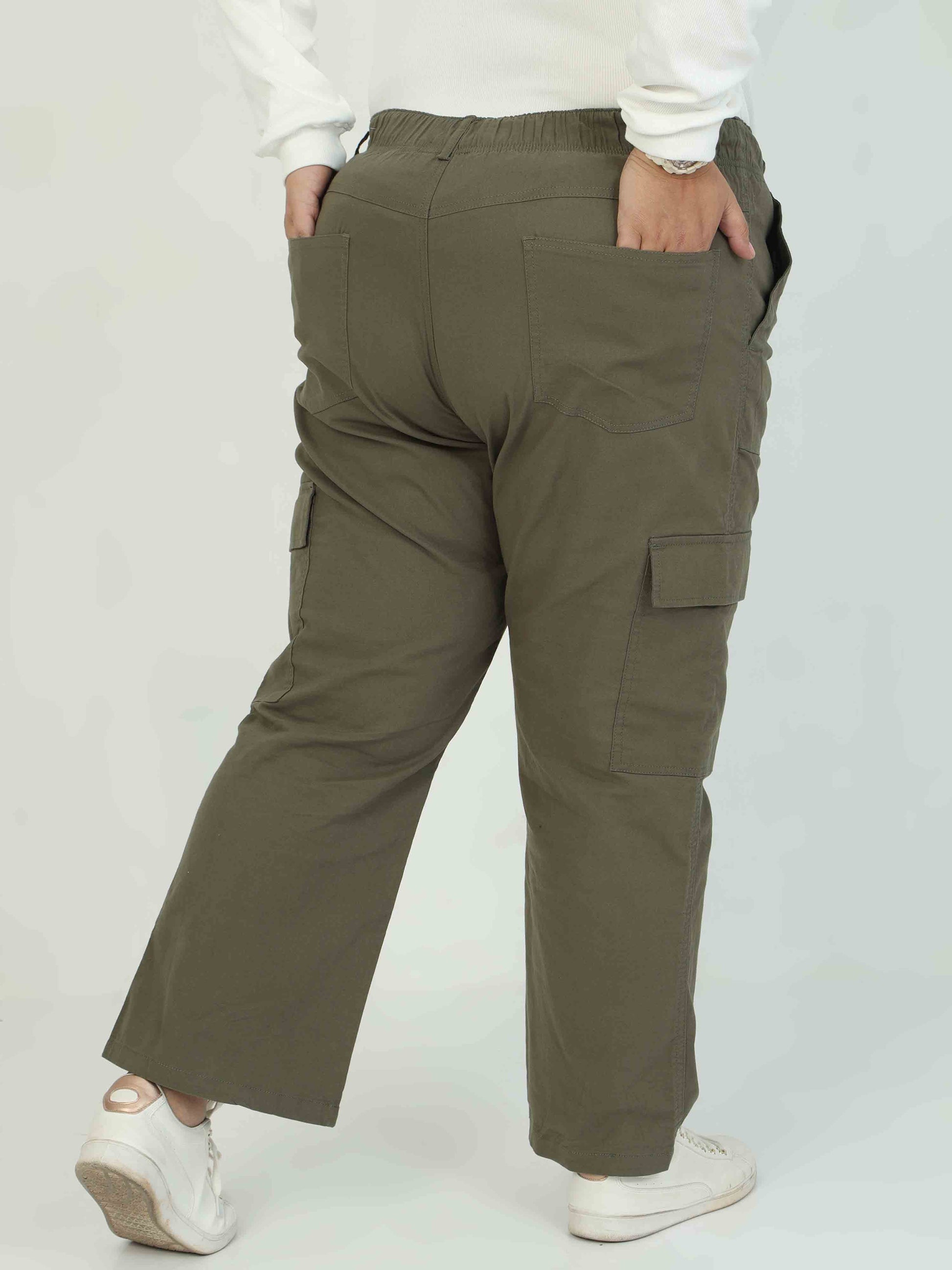 Fern Plus Size Cargo Pants For Women