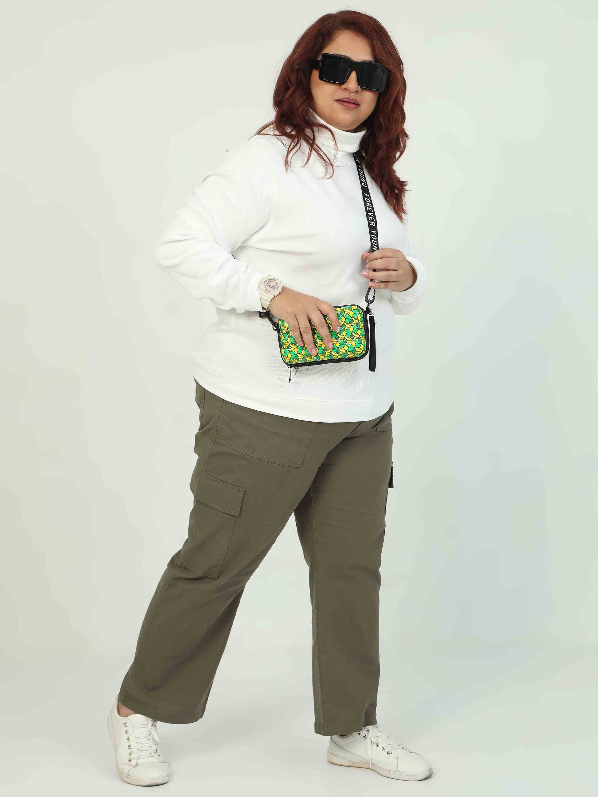 Fern Plus Size Cargo Pants For Women