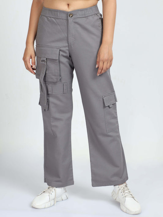 Ash Baggy Cargo Pants For Womens