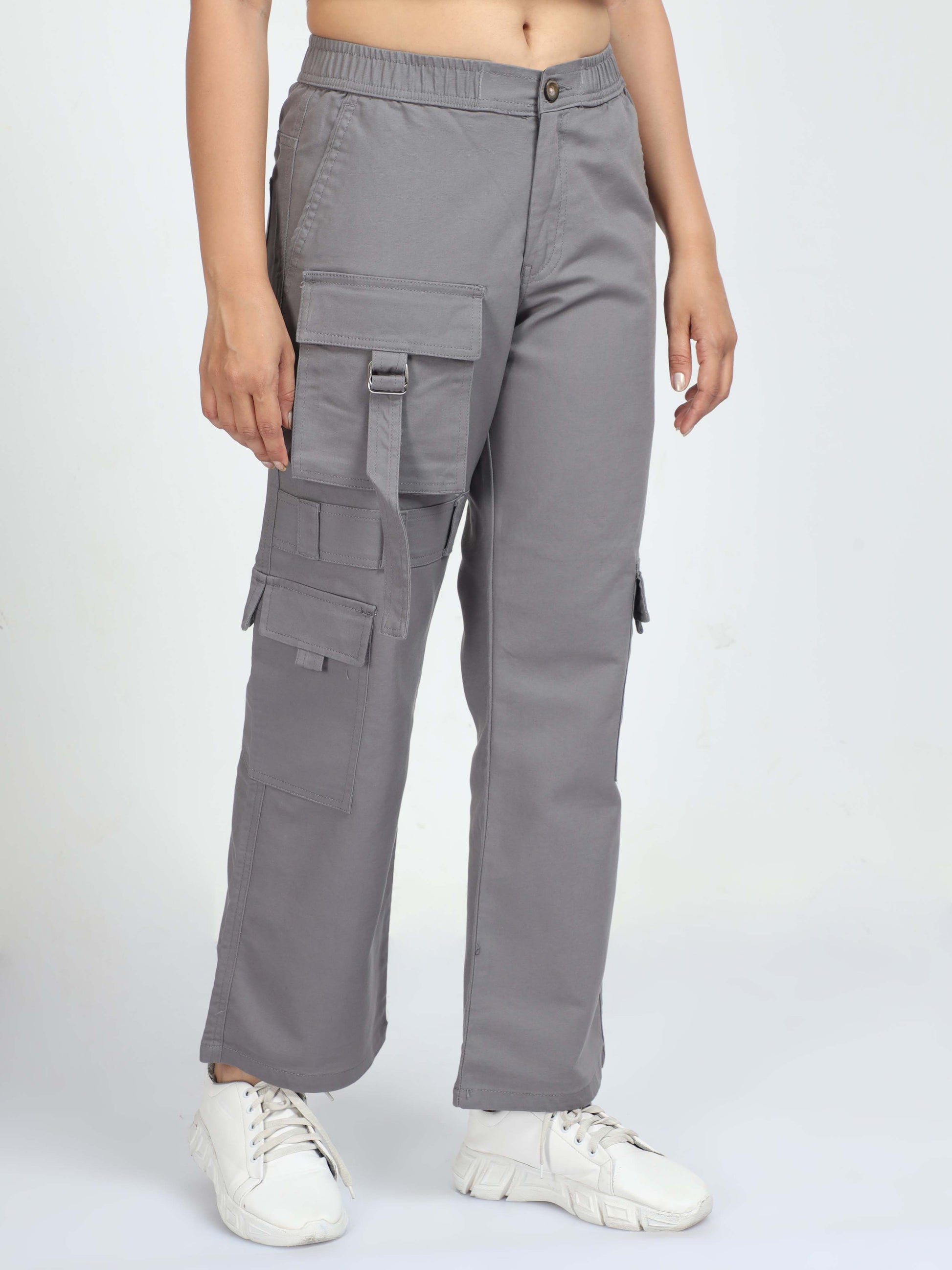 Ash Baggy Cargo Pants For Womens