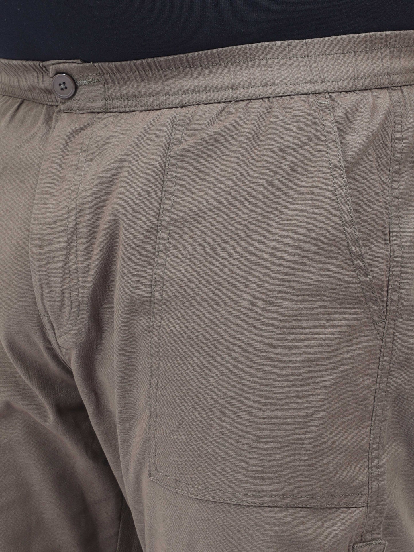 Plus Size Brown Cargo Pants Mens