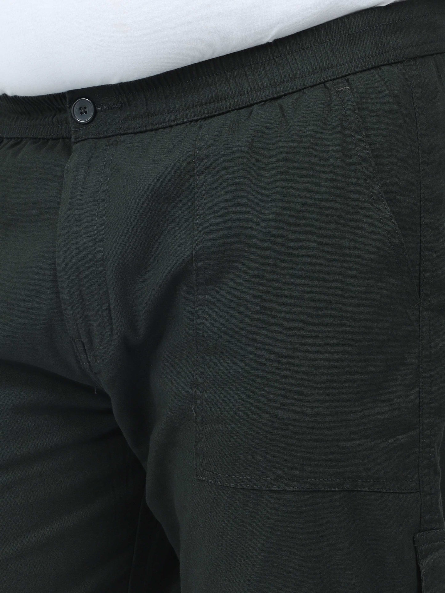 Graphite Plus Size Cargo Pants For Men