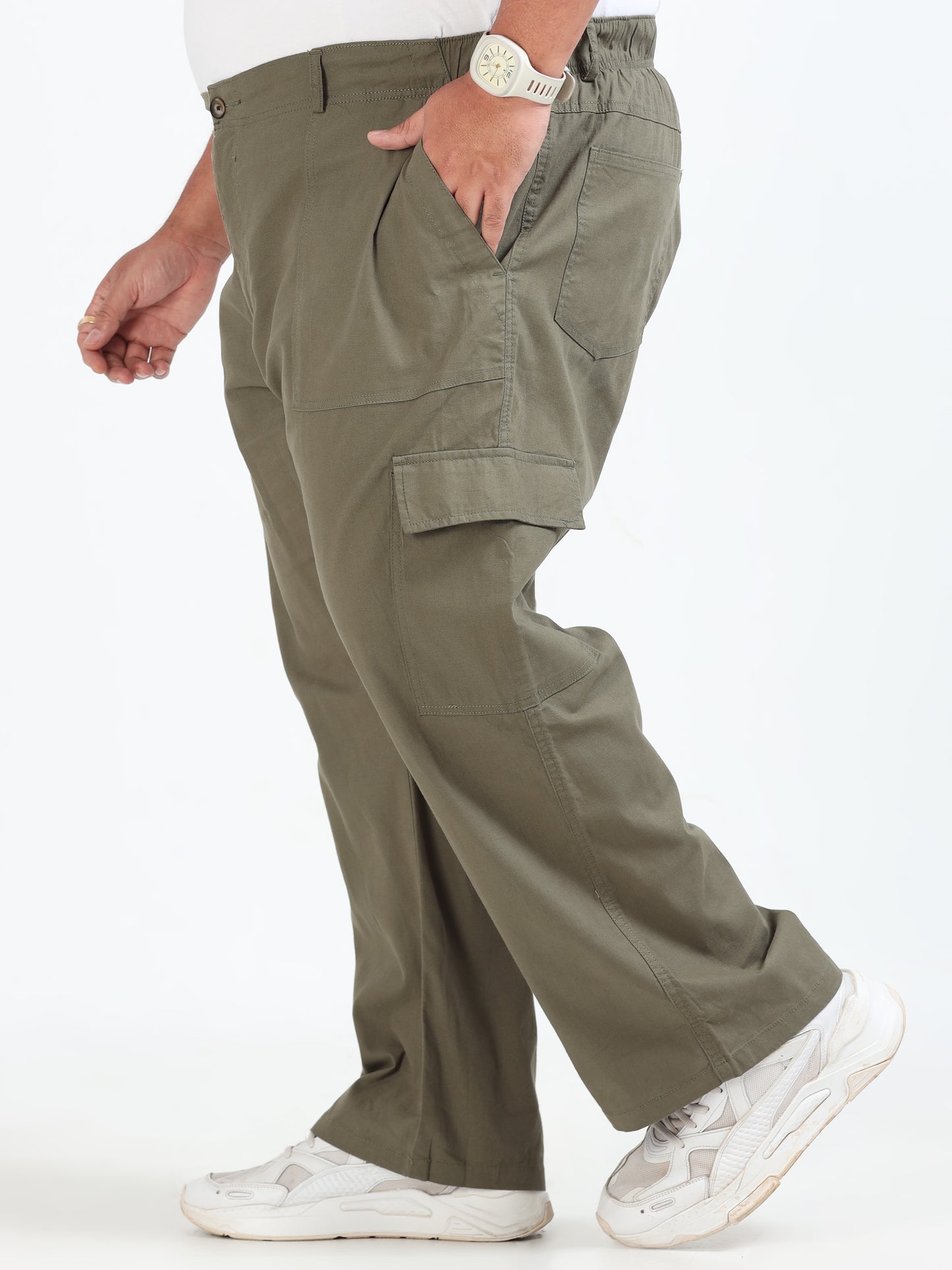 Men Classic Curve Cargo - Fern