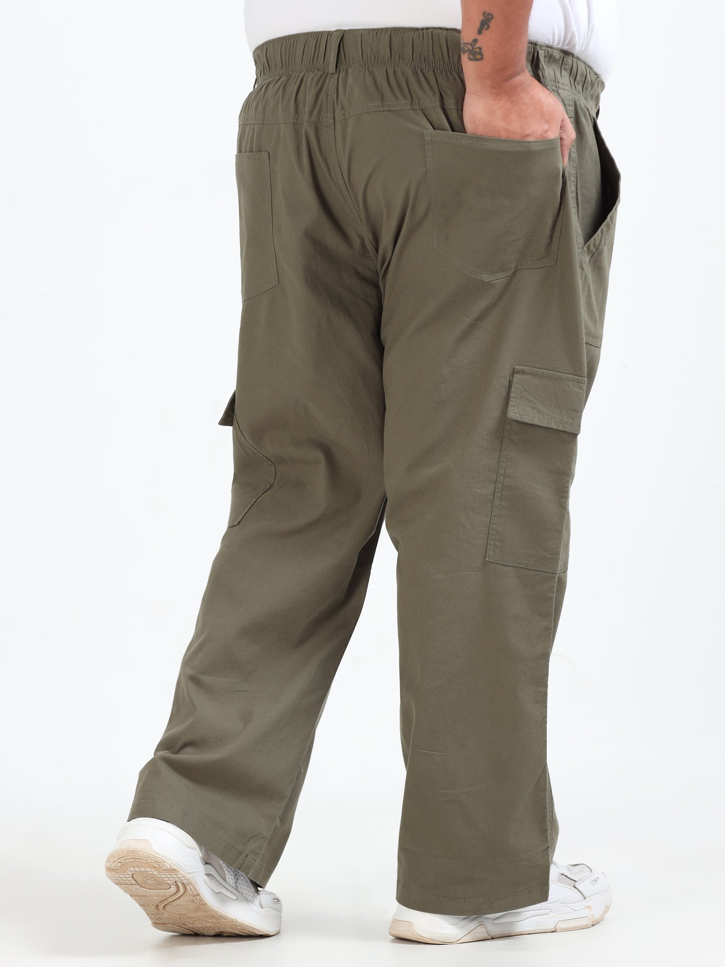 Classic Fern Mens Plus Size Cargo Pants