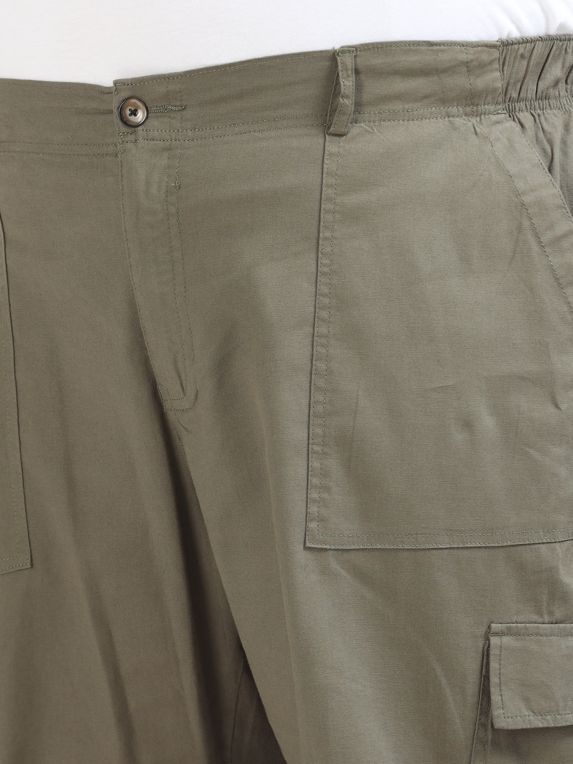 Classic Fern Mens Plus Size Cargo Pants