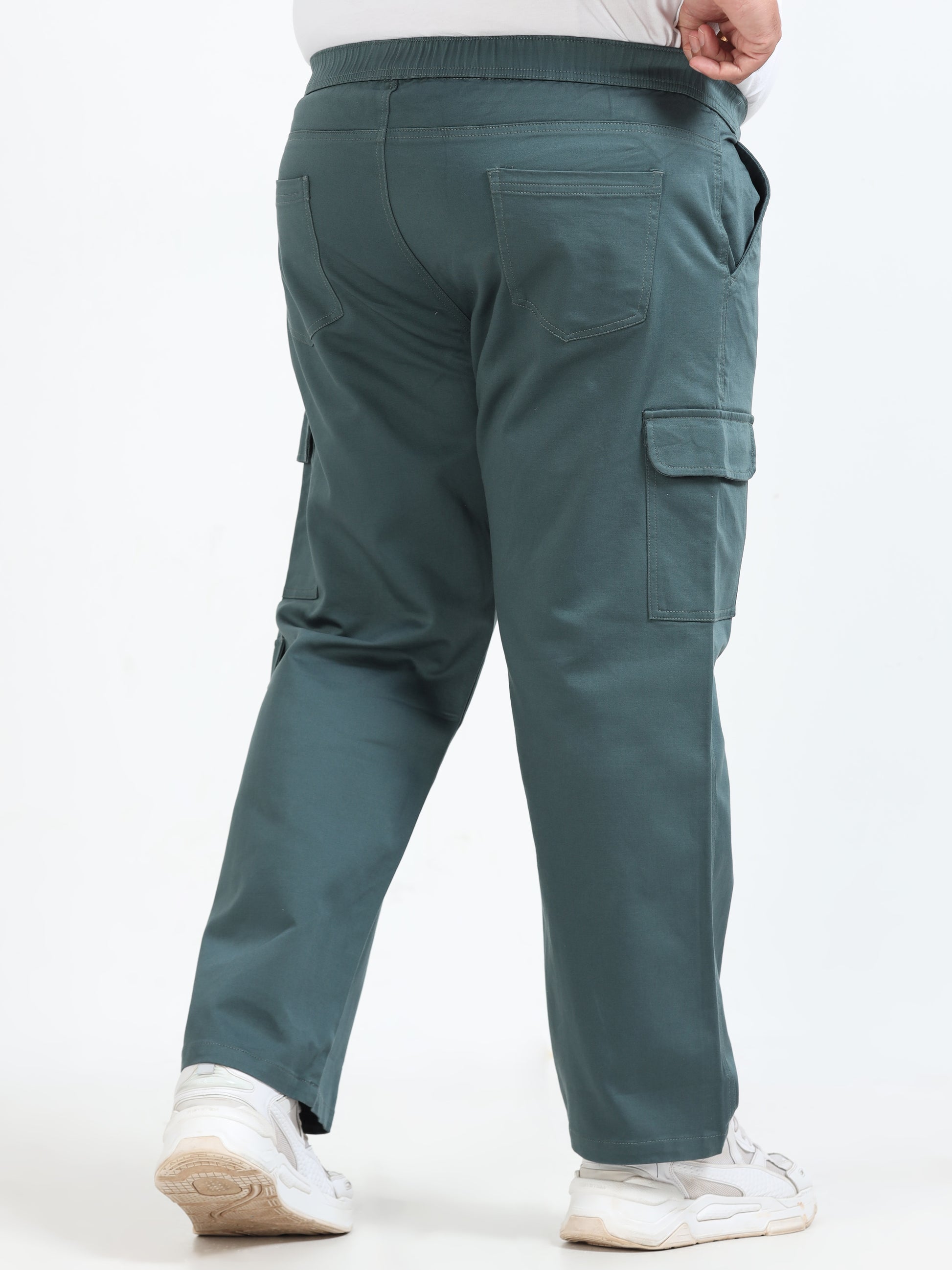 Classic Boohoo Curve Plus Size Cargo Pants Mens