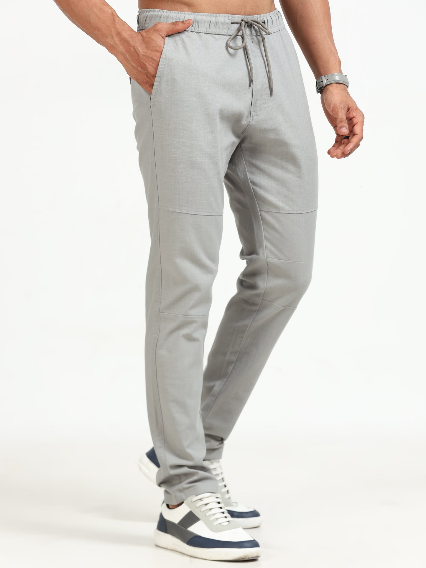 Traveller Stone Linen Pants for Men