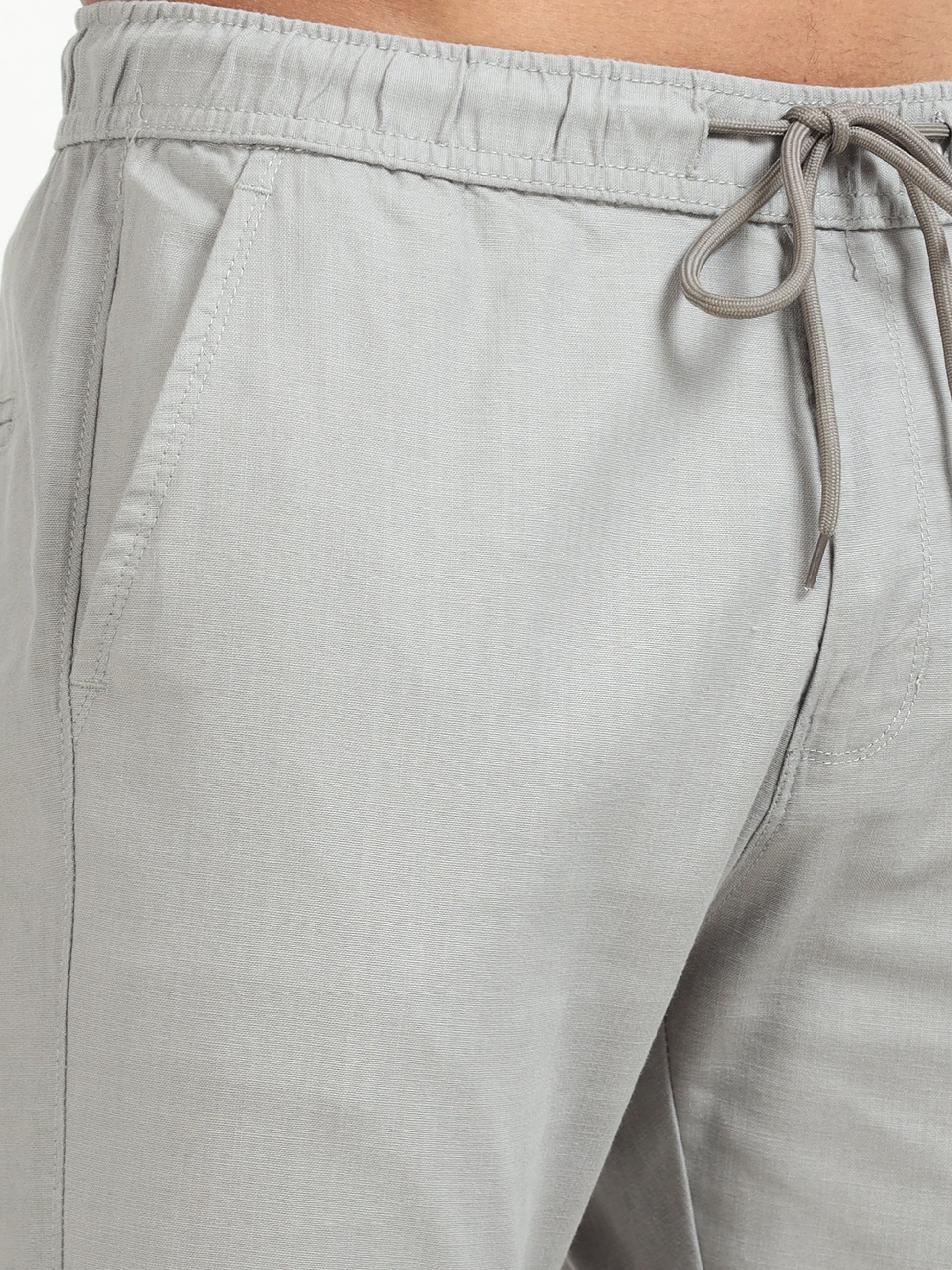 Traveller Stone Linen Pants for Men