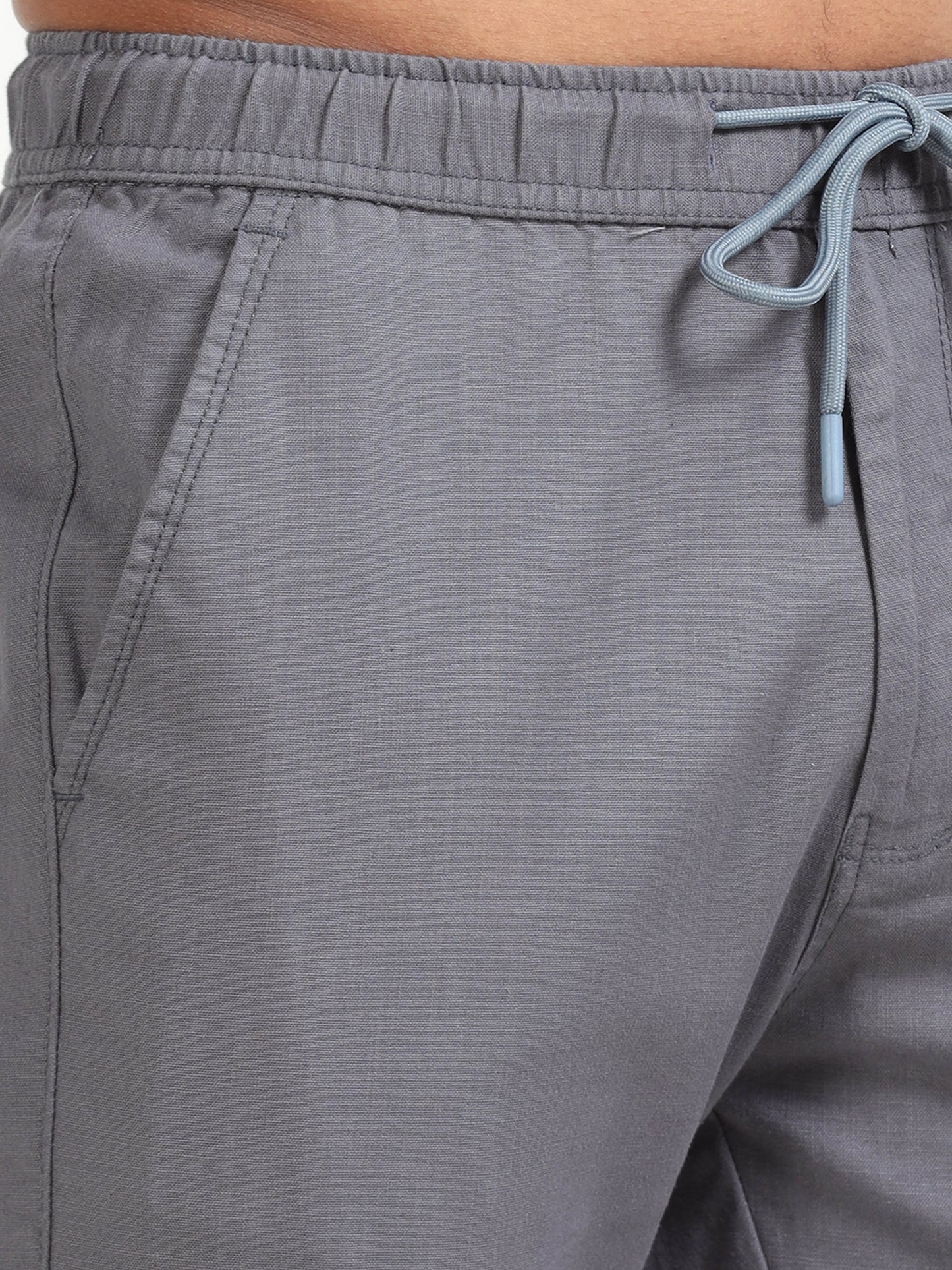 Travelers Grey Linen Pants for Men