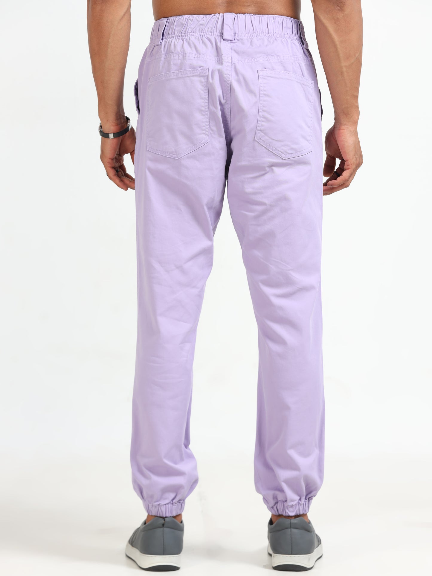 Vintage Lilac Joggers for Men