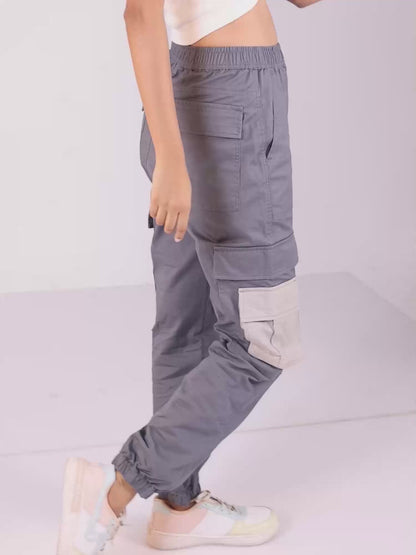 Ash Baggy Cargo Pants for Women